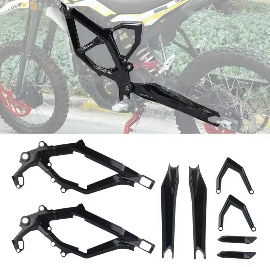 Frame guards for Surron ultra bee, (color : BLACK)