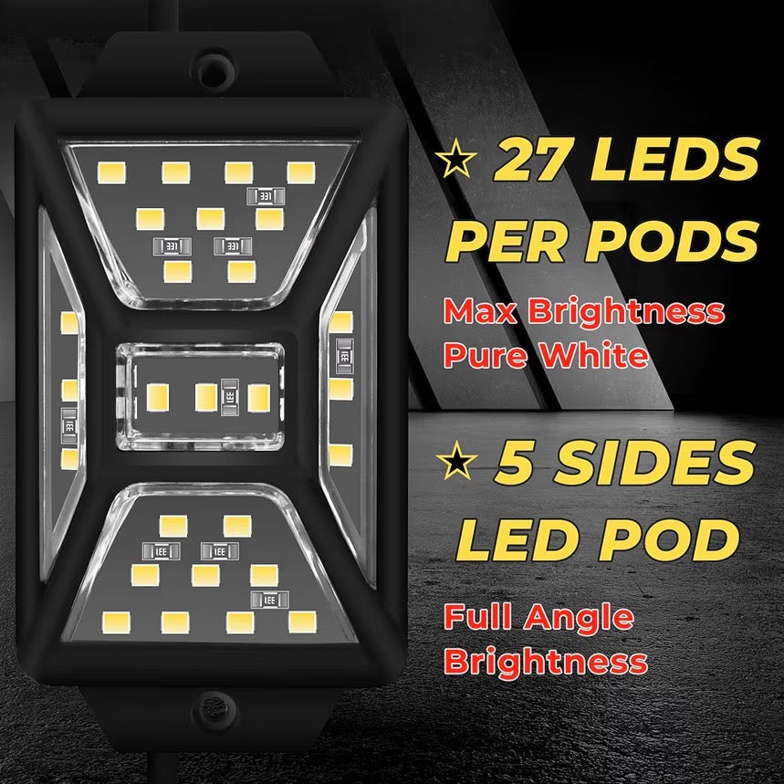 Universal Rocklight V2 comes pre wired to a battery pack, (COMES WITH BATTERY PACK SWITCH)