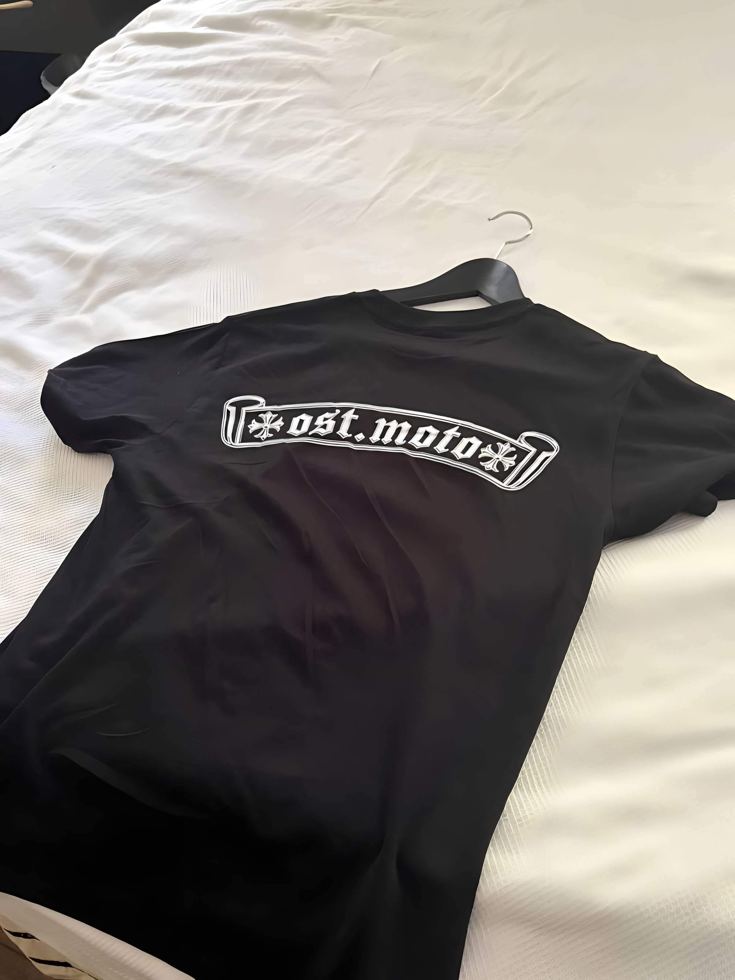 Ost.moto black t shirt