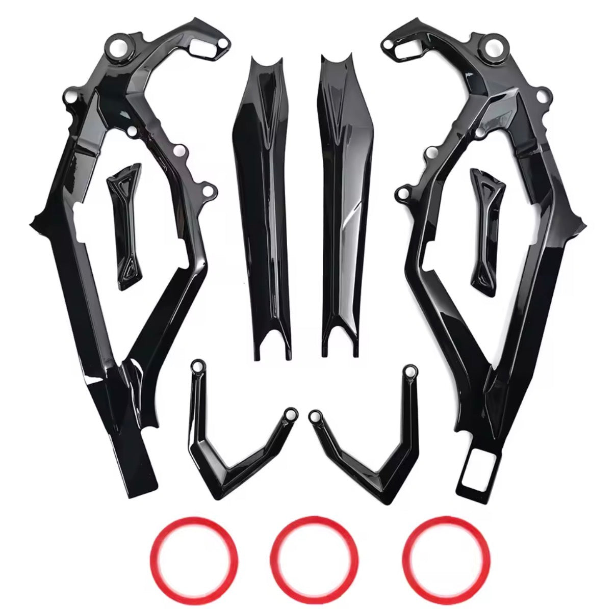 Frame guards for Surron ultra bee, (color : BLACK)