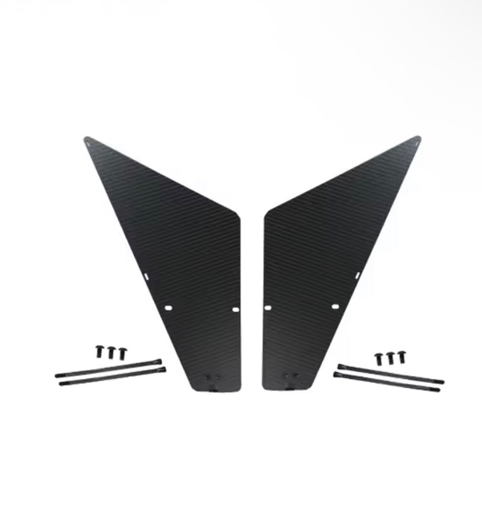 Carbon fiber Tuttio/ kugoo side panels (comes with titanium bolts needed for it)