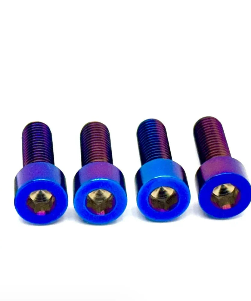 Tuttio / Yozma, titanium triple clamp handle bar bolts (pack of 4)